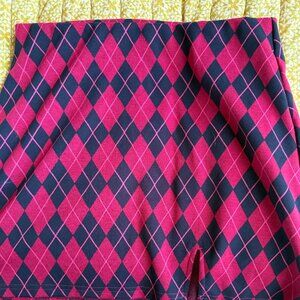 CUTE Argyle Mini Skirt!!